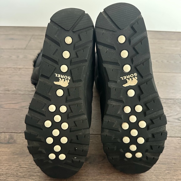 Sorel Women’s Whitney Tall Lace II Boots in Black & White - Picture 6 of 7